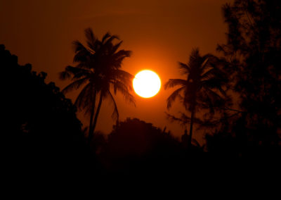 LIVSSPOR i Goa, India. Her solopgangen over Mandrem.